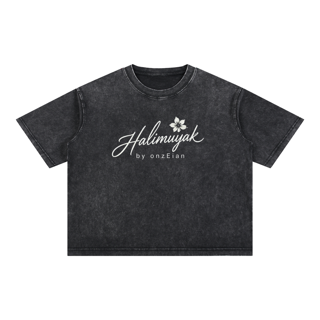 Vintage Halimuyak Wash Boxy Cotton T-Shirt